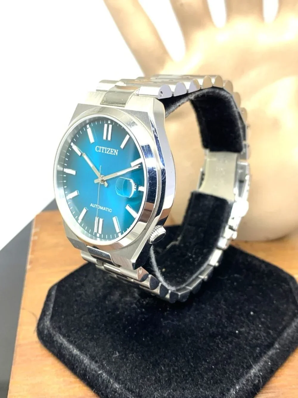 Citizen Men's Watch NJ0151-88X Tsuyosa Automatic Blue Dial Silver Steel 40mm